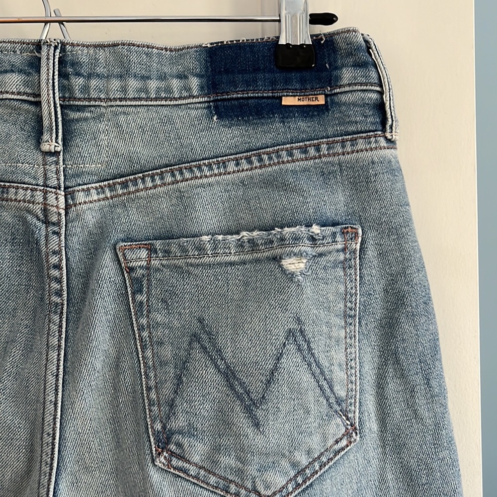 MOTHER jeans 28 The Dazzler yoke front ankle, wild calling